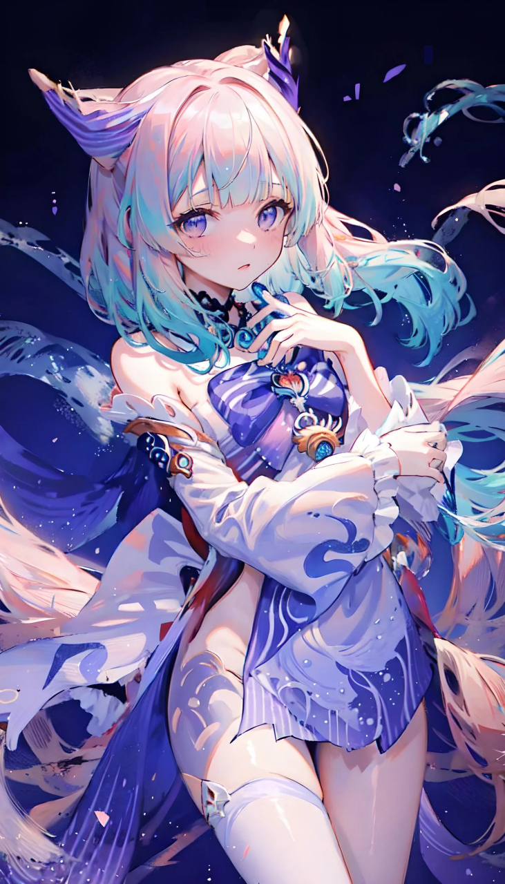 ai绘画壁纸:珊瑚宫心海