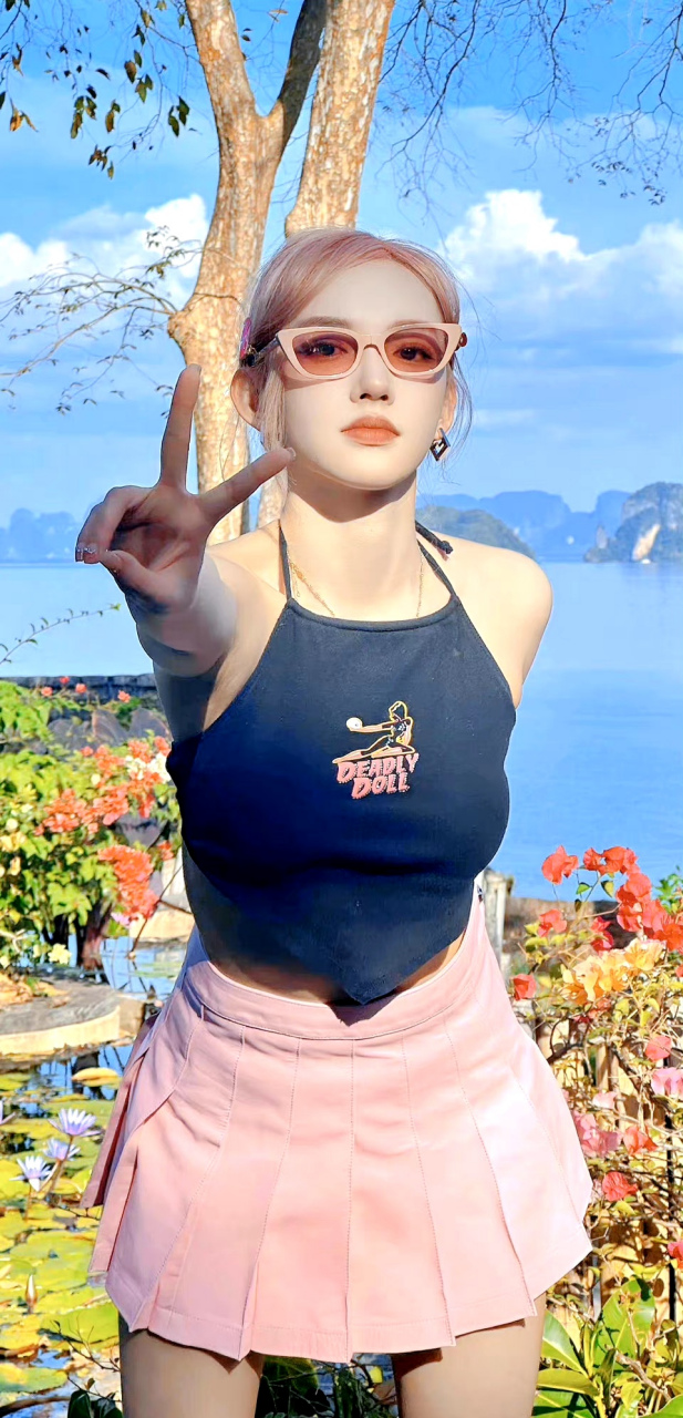 程潇身材好好,穿搭好辣