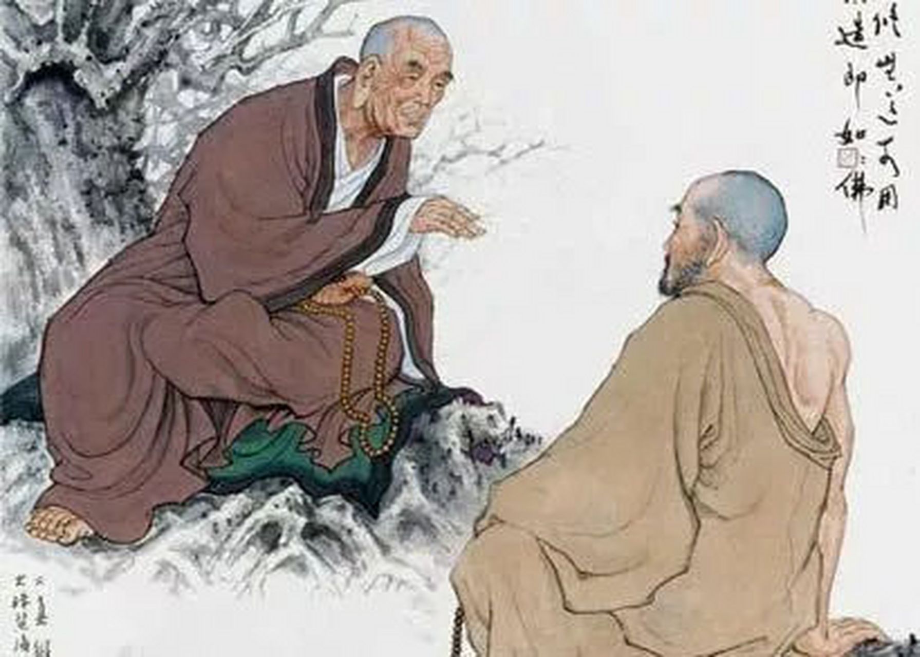 "白隐禅师问  "我是一名武士"信重武士答  "你是一名武士?