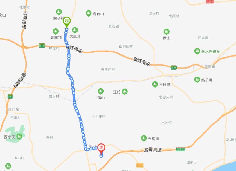山东乳山火车站途经公交车路线乘坐点及其运行时间