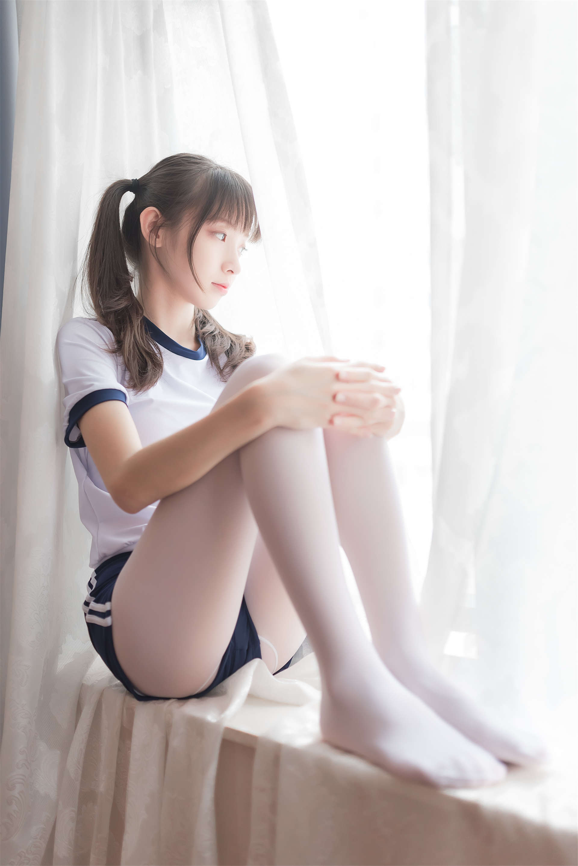 风之领域 VOL.06 白丝体操服 [50P]-兑葵写真