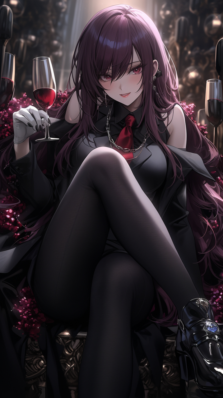 ai绘画# #二次元美少女# #fate# 斯卡哈