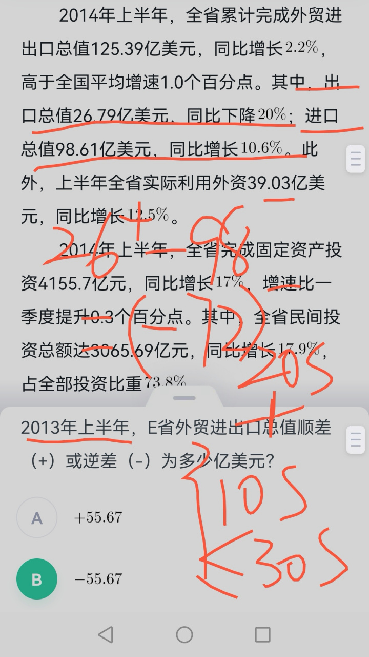 经常有人说公考国考省考资料分析不能"动笔","动笔"你就输了.