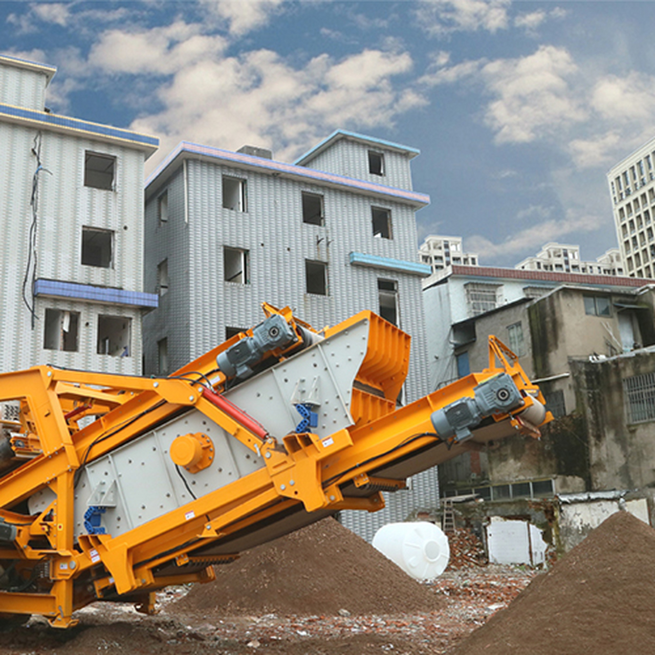 一般用于建筑垃圾破碎的设备是建筑垃圾破碎机