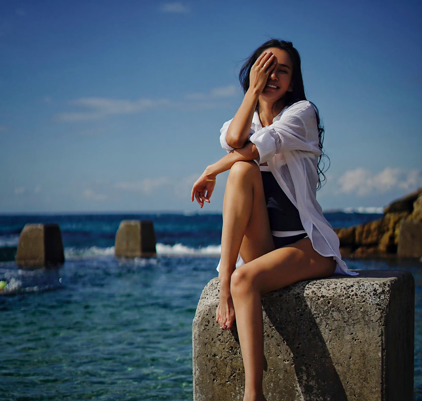 王紫璇  光脚丫