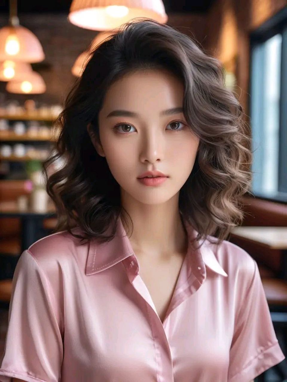 微卷短发最是潇洒干练