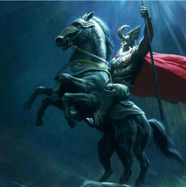 北欧神话中的神奇八足马:斯利普尼尔