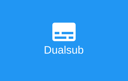 Dualsub 让 YouTube 同时显示两种语言字幕