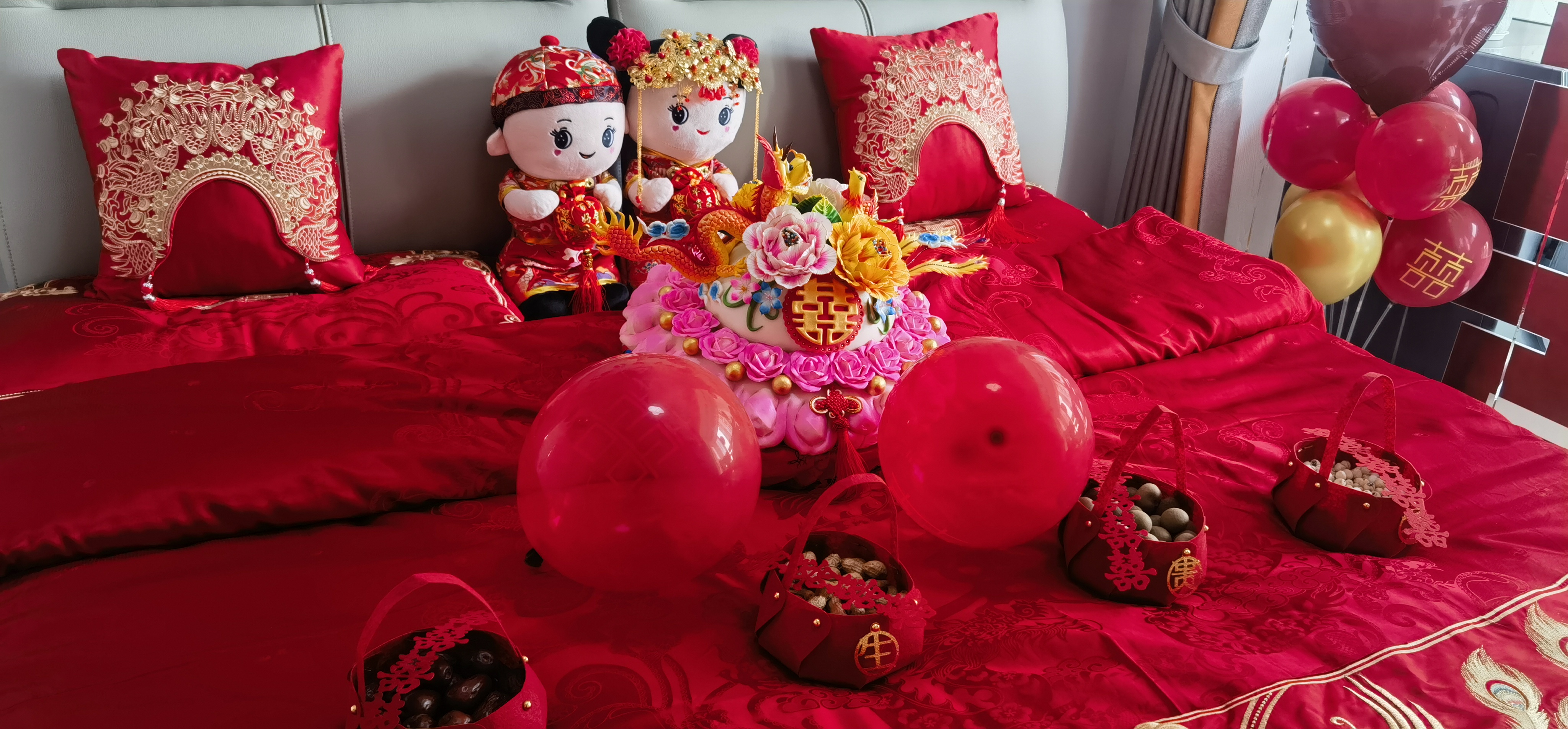 这个婚床布置地咋样?