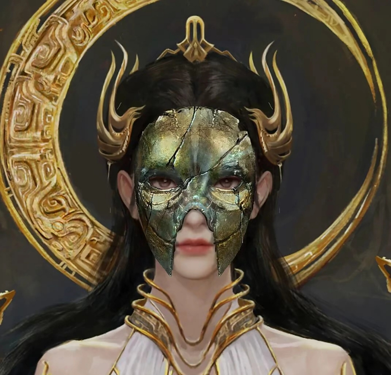 国产动漫# 遮天动画狠人大帝的面具公布啦,大家更中意哪一款呢?