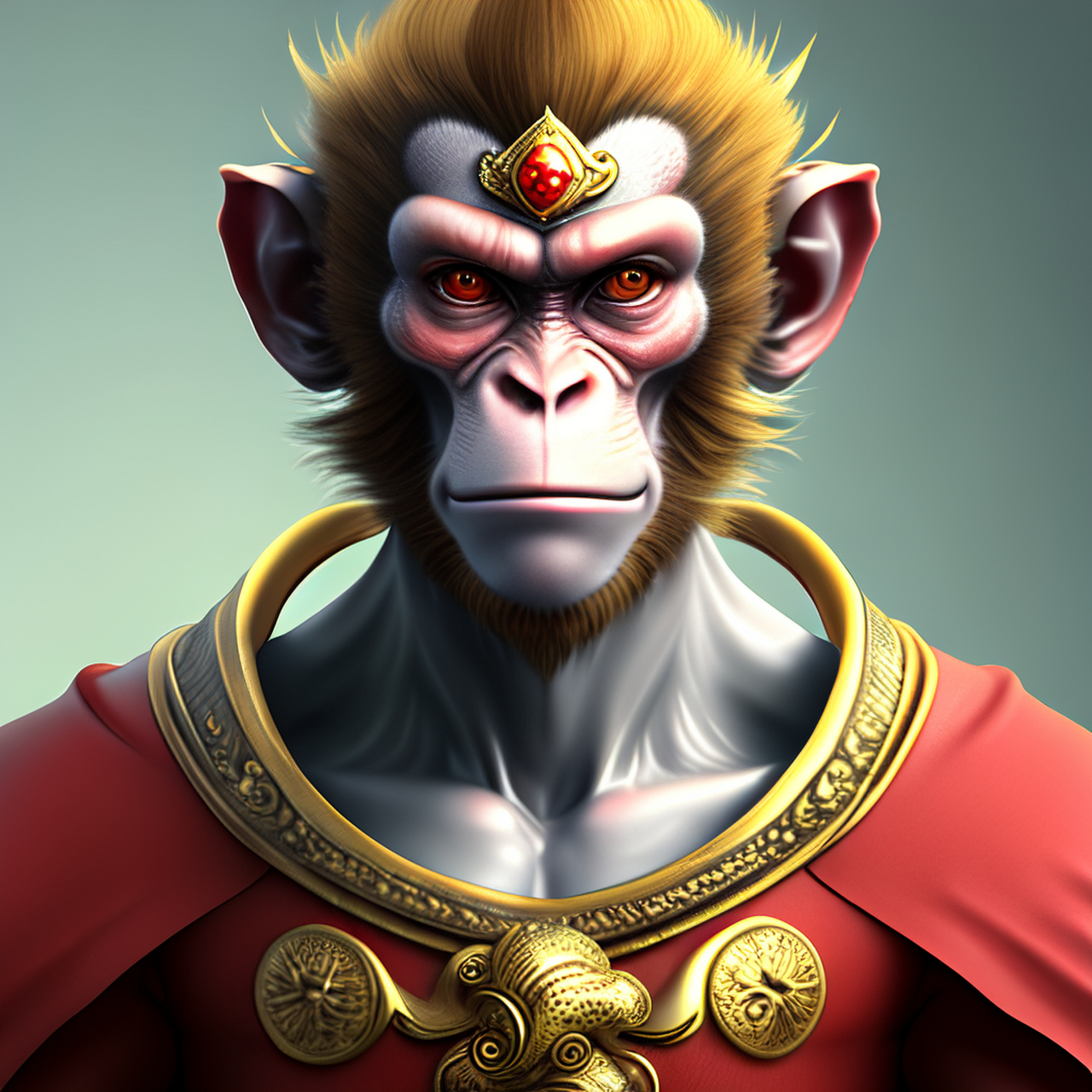 对比涂鸦一格生成的孙大圣,和大圣归来里面的死猴子,我还是更喜欢死