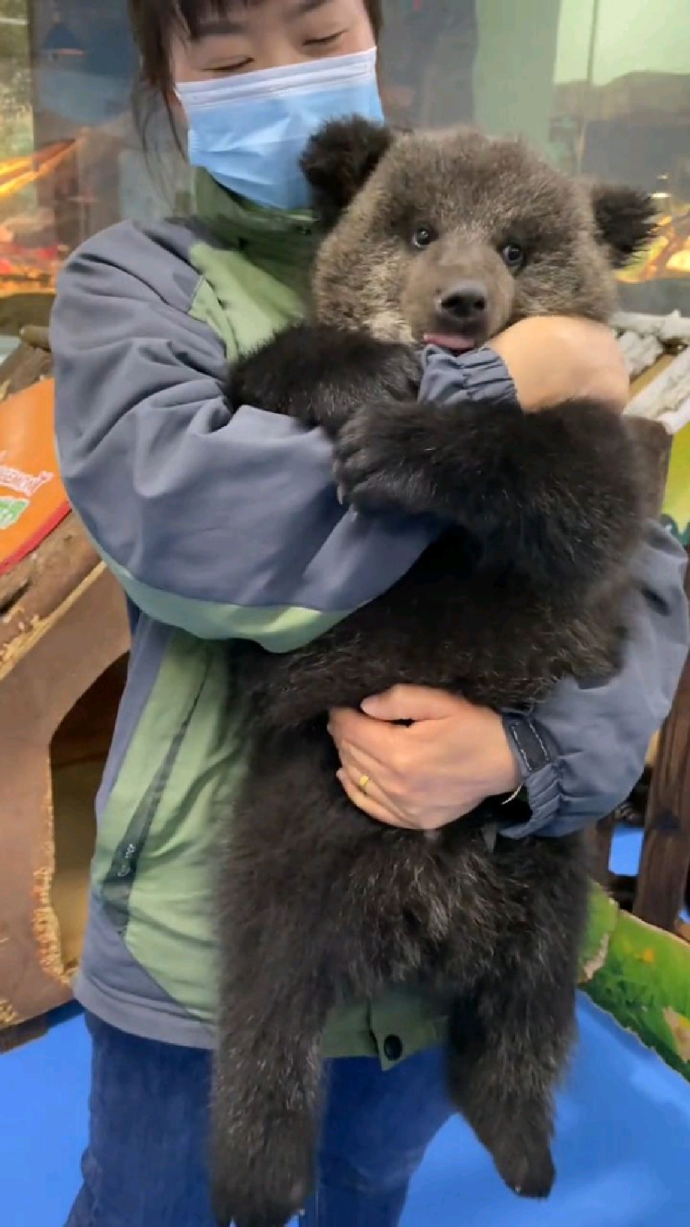 这就是传说中的熊抱?