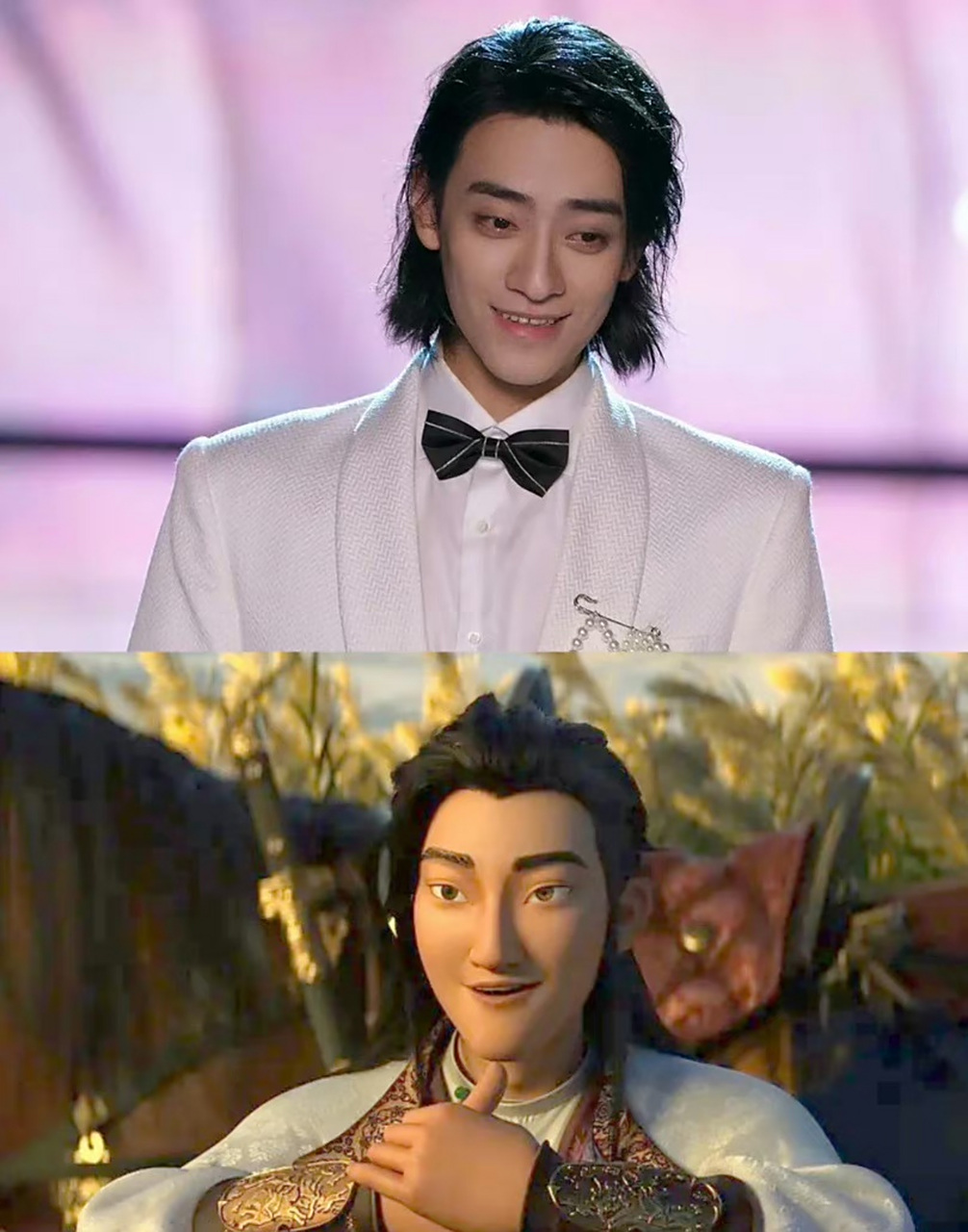 李白杜甫和高适真的不是照着郑云龙金世佳和武大靖建模的吗,这也太像