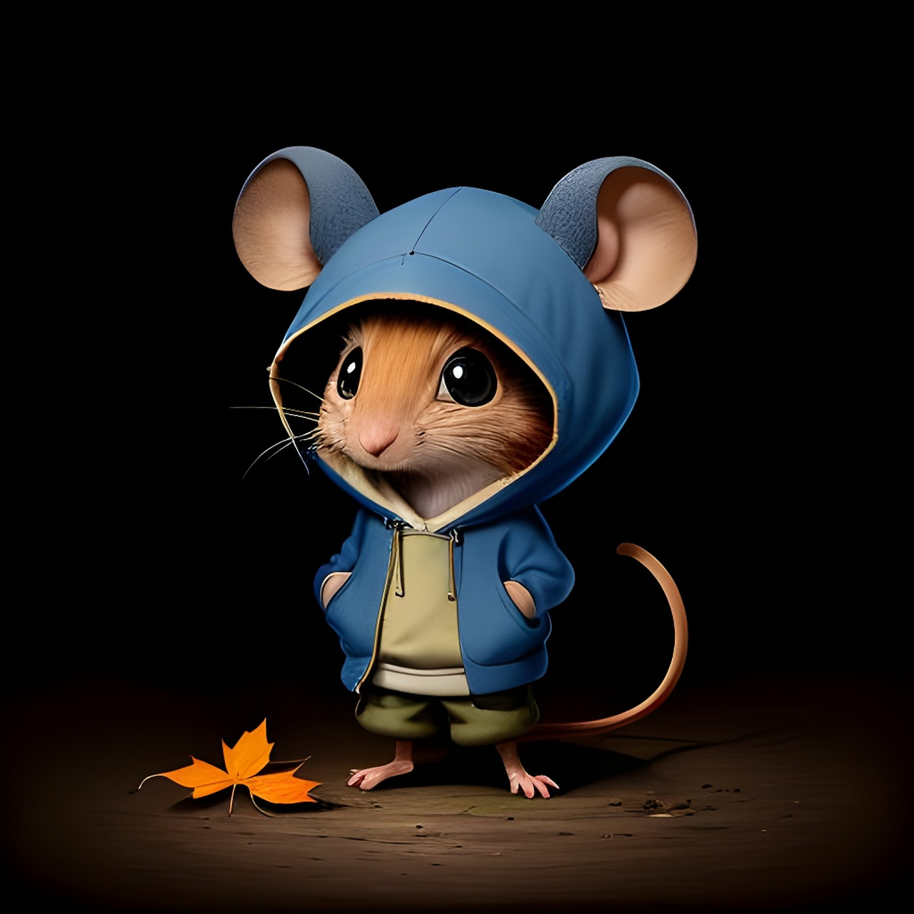 「秋鼠冒险家头像」[比心][比心][比心] #ai共创计划#  #二次元美图