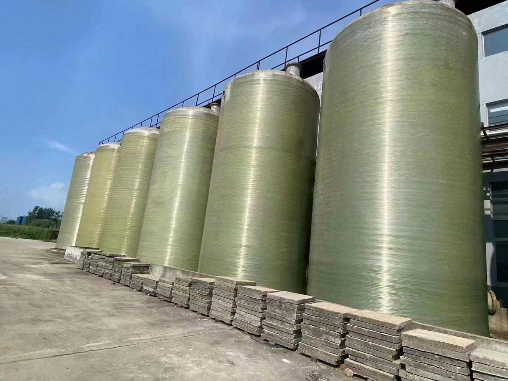 华海出售回收二手玻璃钢储罐