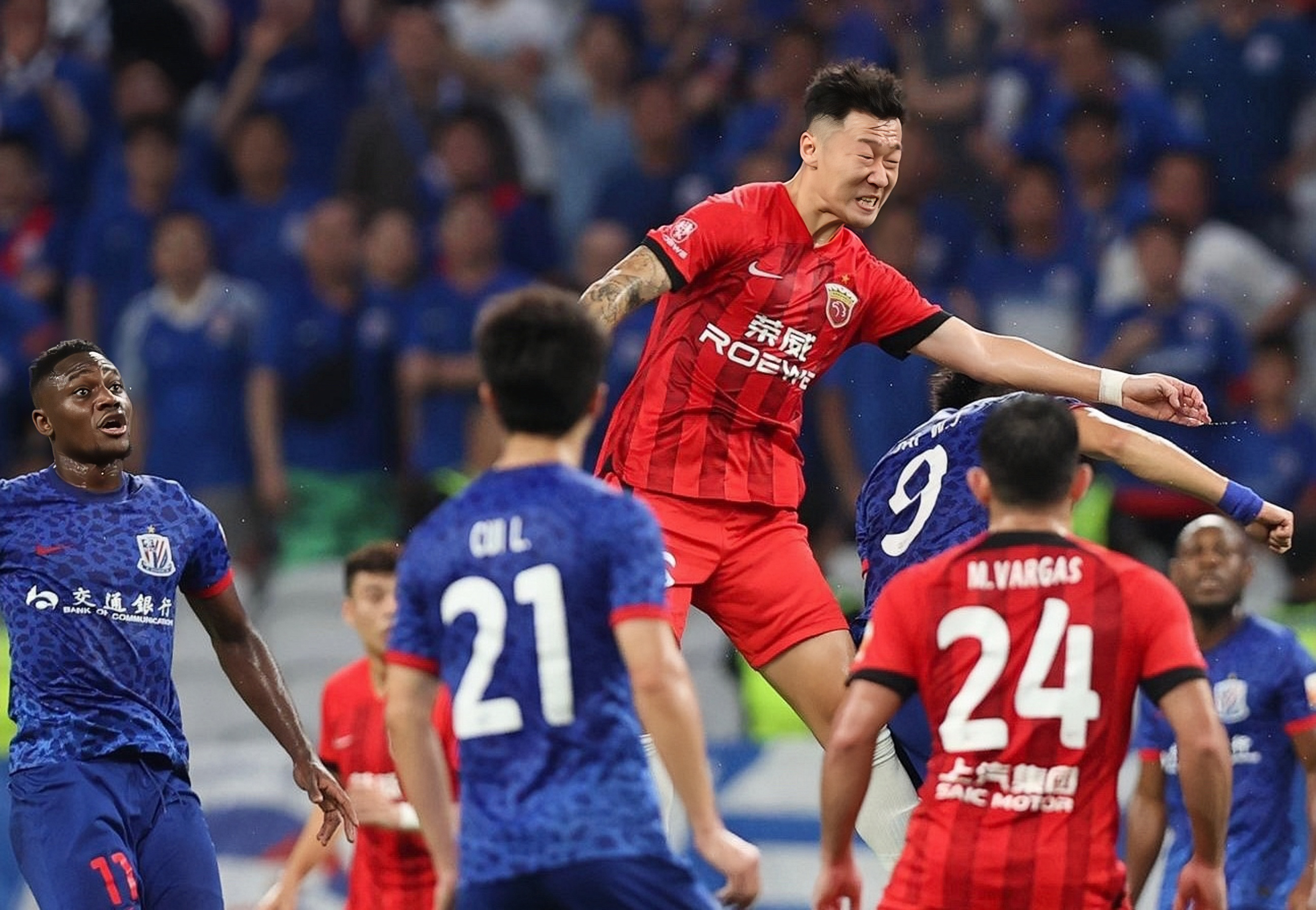 上海海港5-0上海申花:奥斯卡与武磊的绝佳默契引领胜局