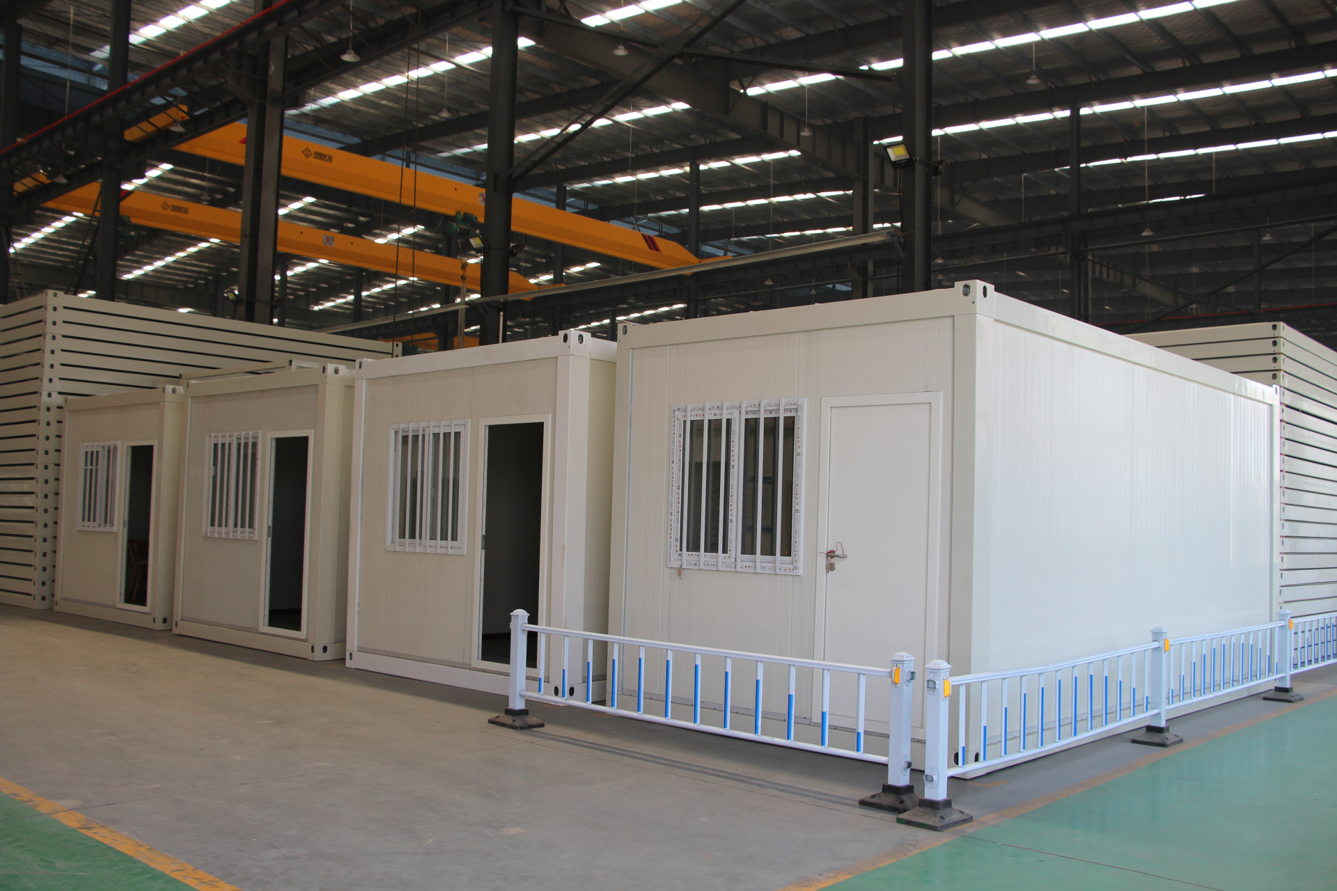 工地工人宿舍项目部办公室临建防火岩棉板房.