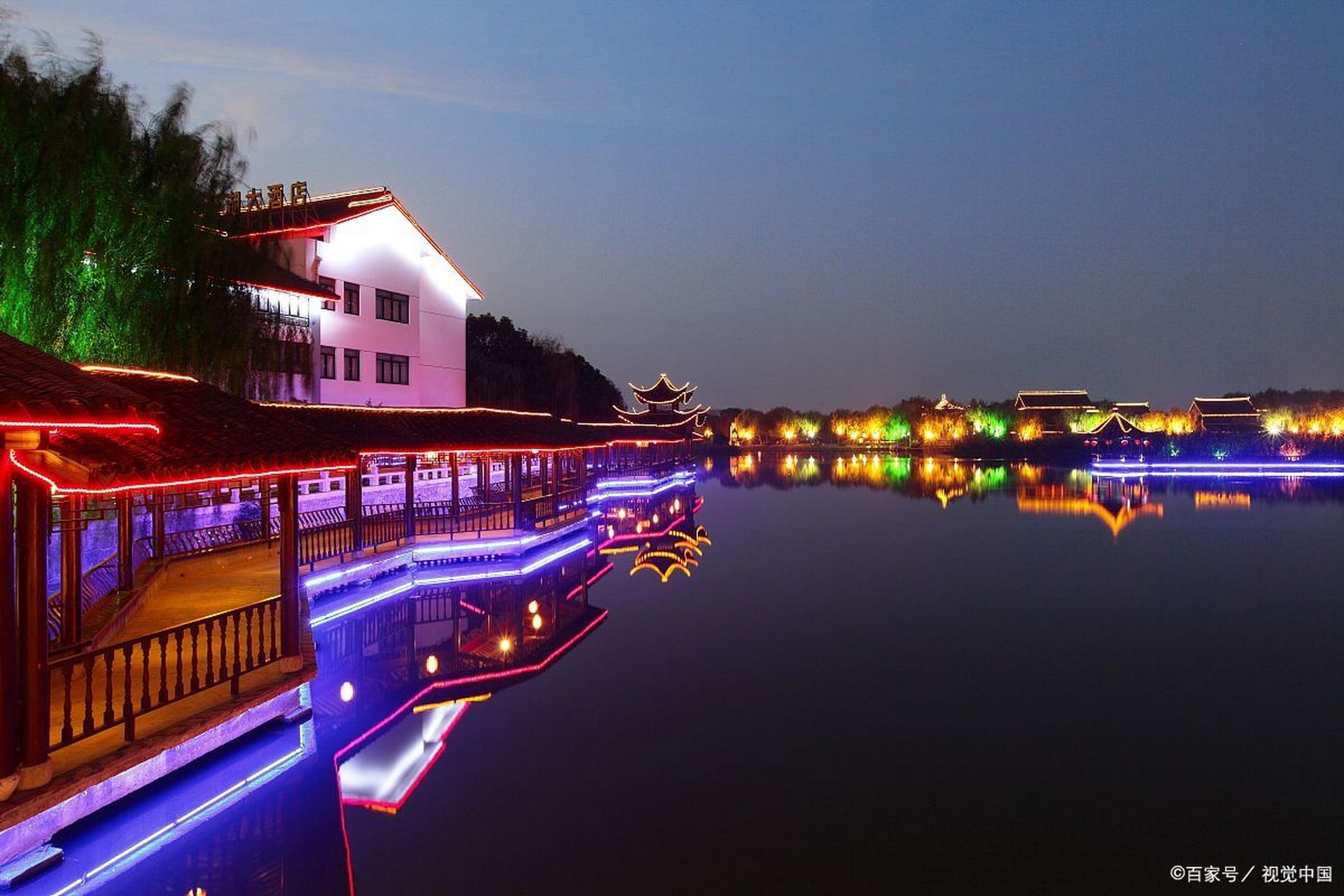 夜间的常熟也是特别的美