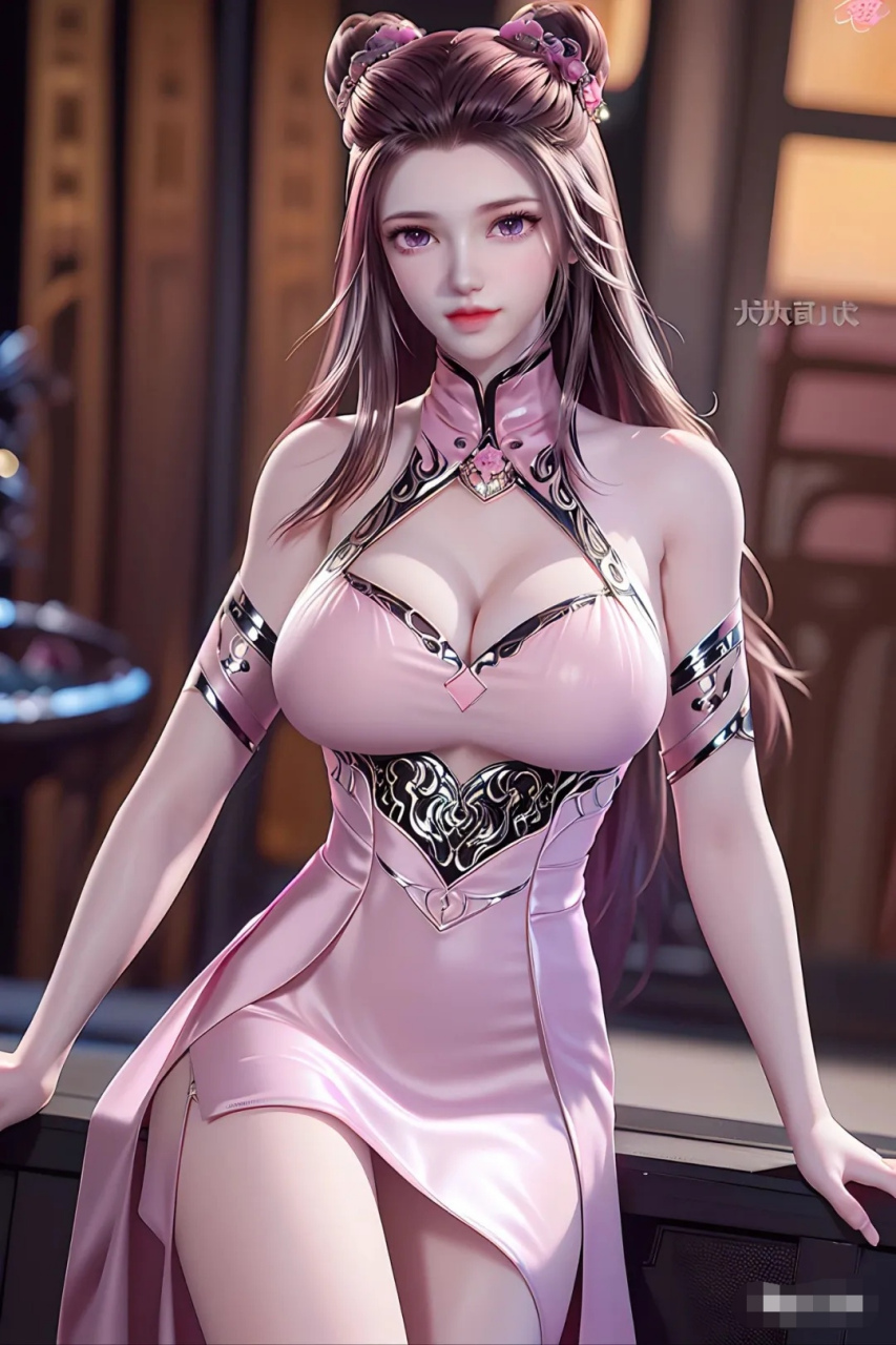 美图分享#朱竹清～粉色御姐