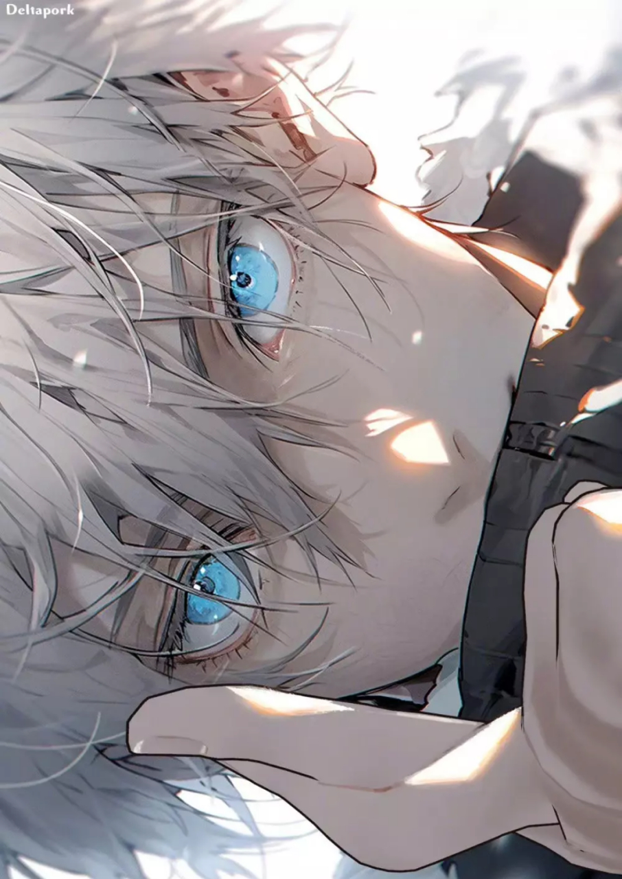 白发男神迷人的气息  twi:deltanpopo  #咒术回战# #二次元