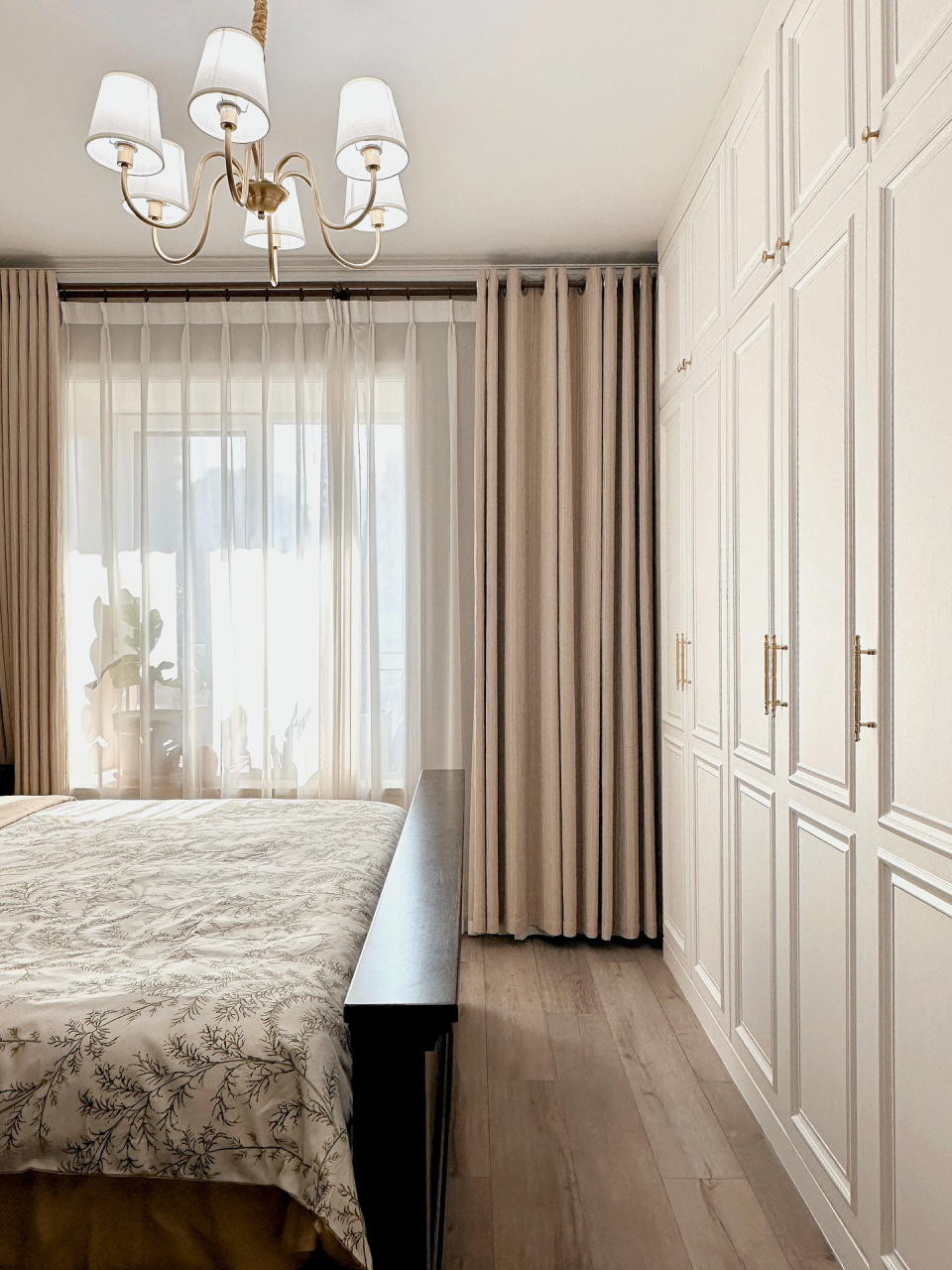 13平米美式卧室|还是最喜欢我的卧室 面积:13平米 硬装:乳胶漆 地板