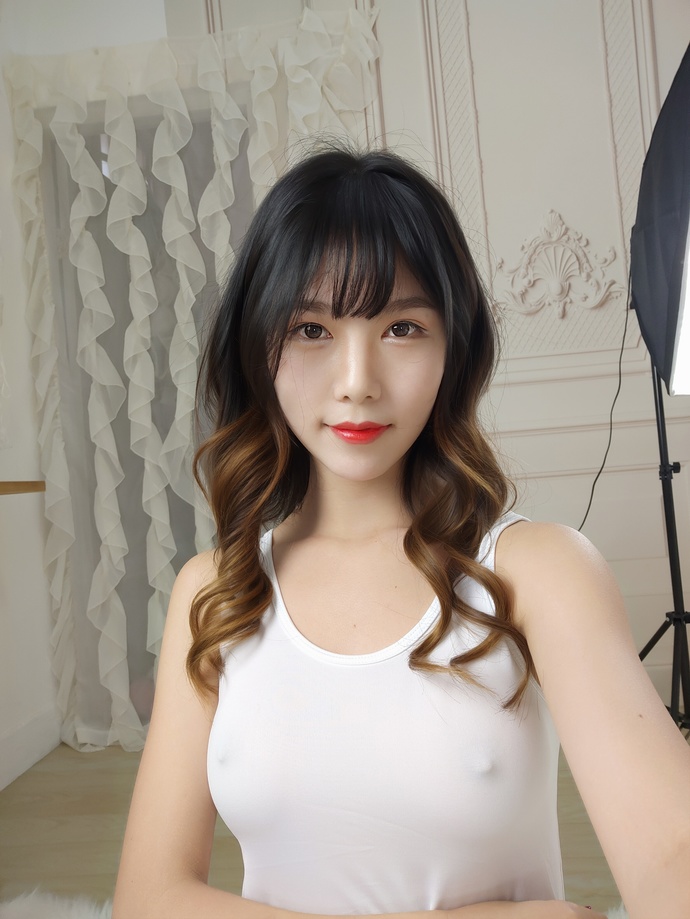 抖娘-利世 cosplay作品 白色死库水激凸自拍 喵纪元 (2)