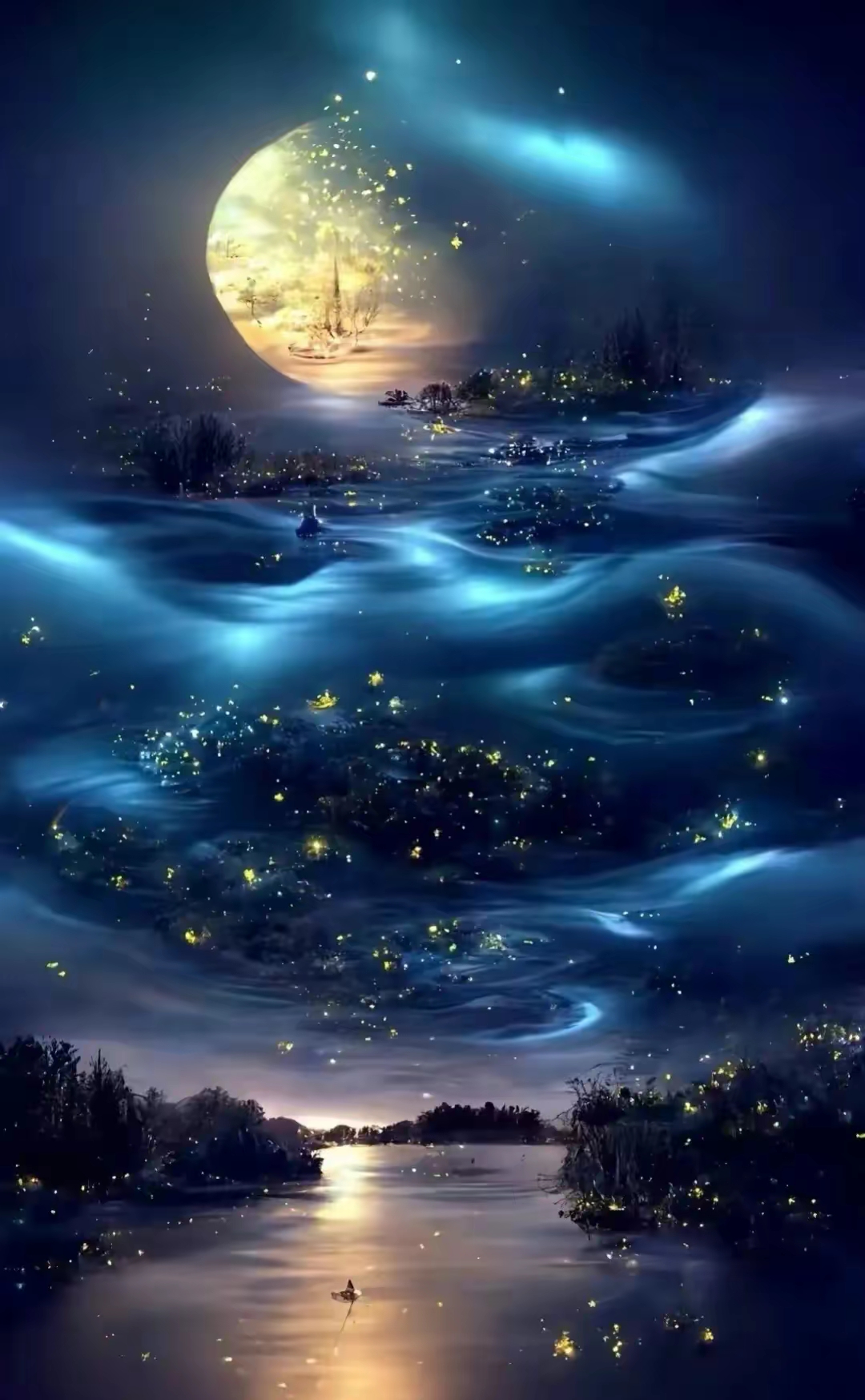 全屏壁纸,美丽的奇幻风景图片