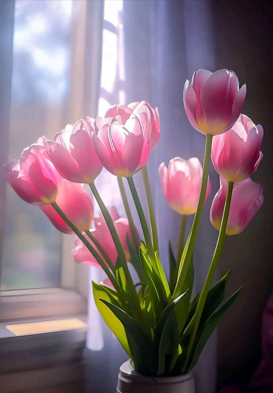 分享图片:百合与郁金香