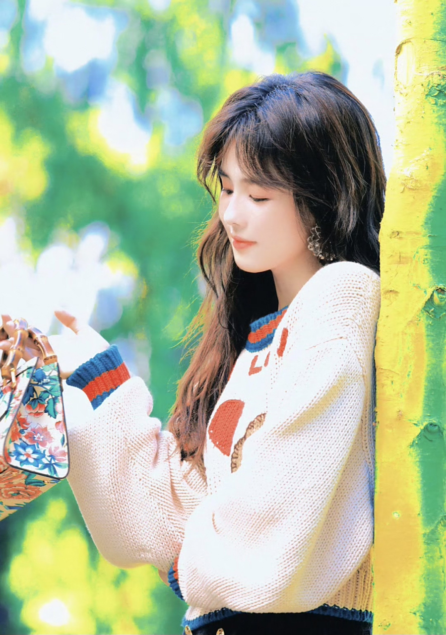 白鹿清纯唯美写真