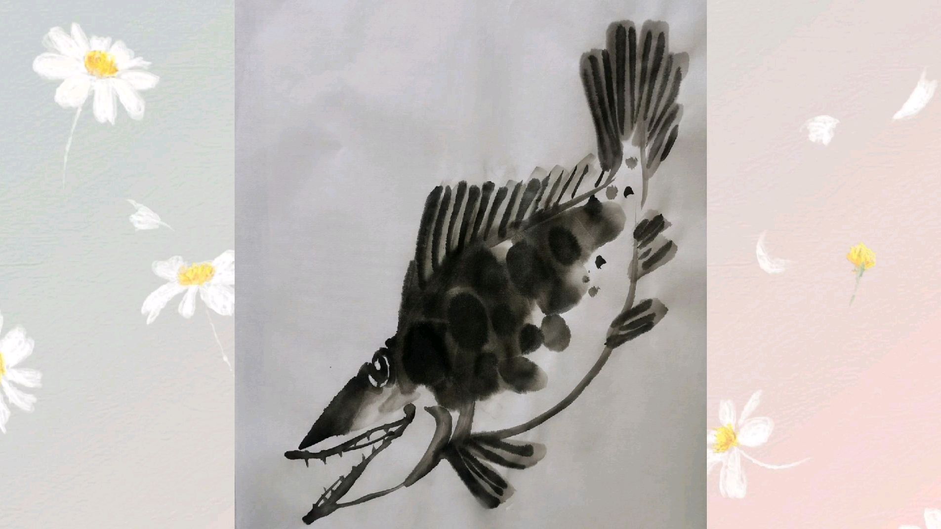 国画鳜鱼画法,轻松掌握