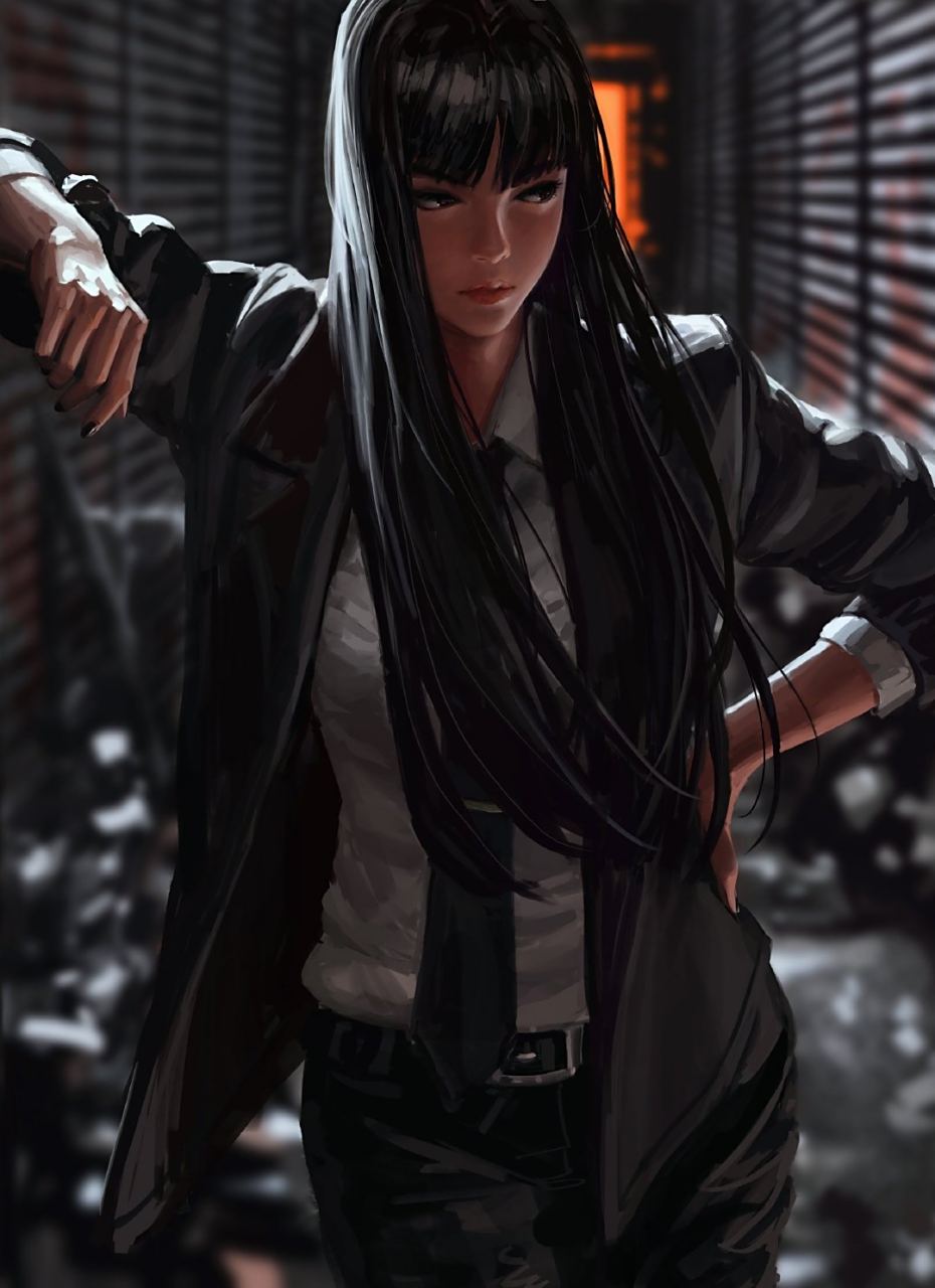 新加坡画师guweiz "bad guys" 系列更新,好man!#美女