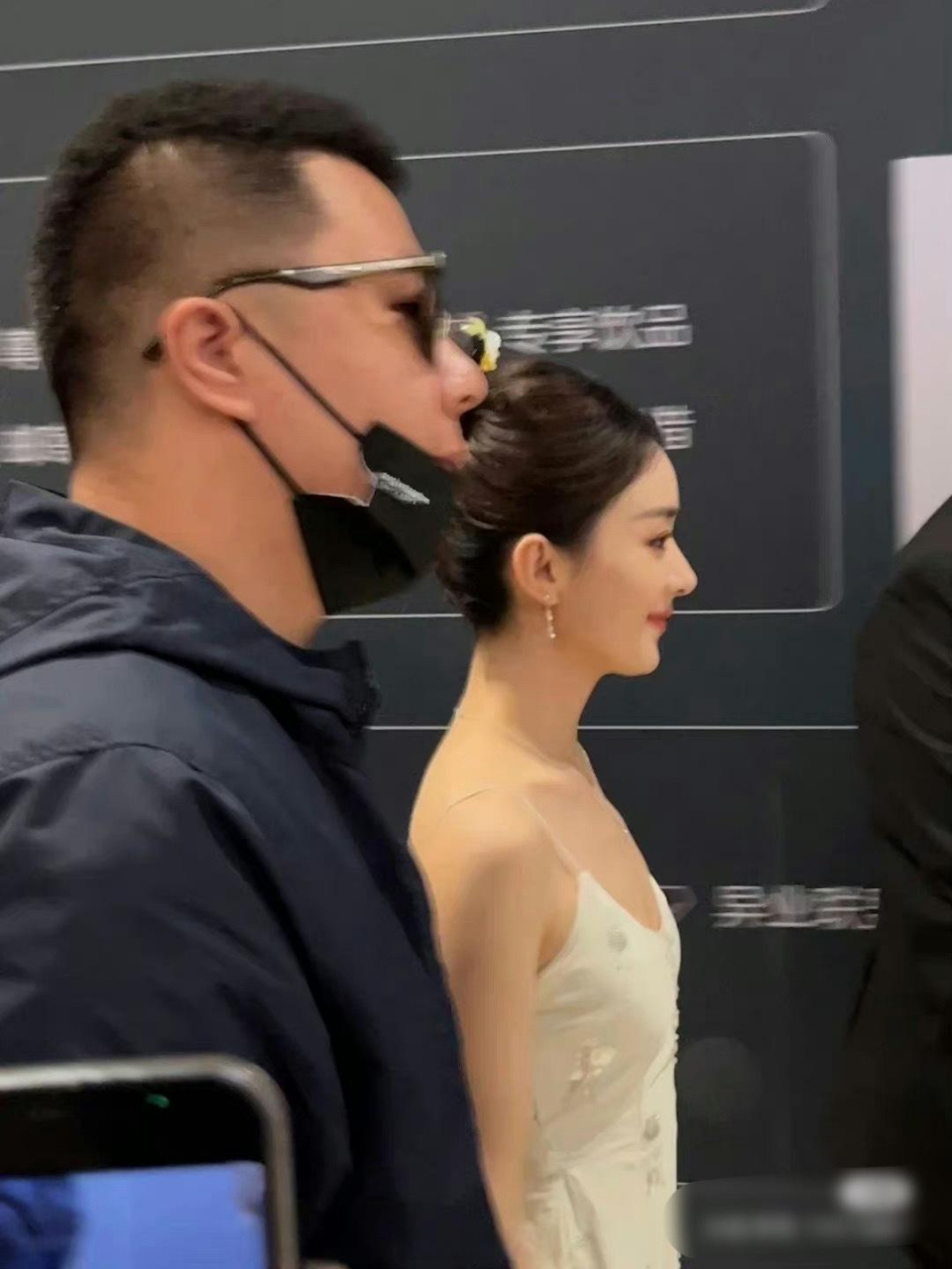 赵丽颖侧脸.