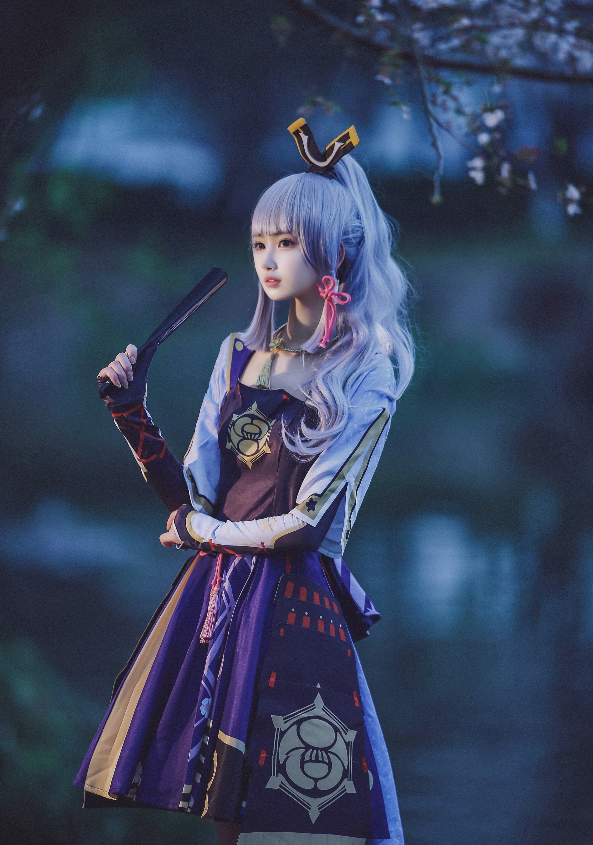 神里绫华cos,小姐姐美得好似天仙下凡尘