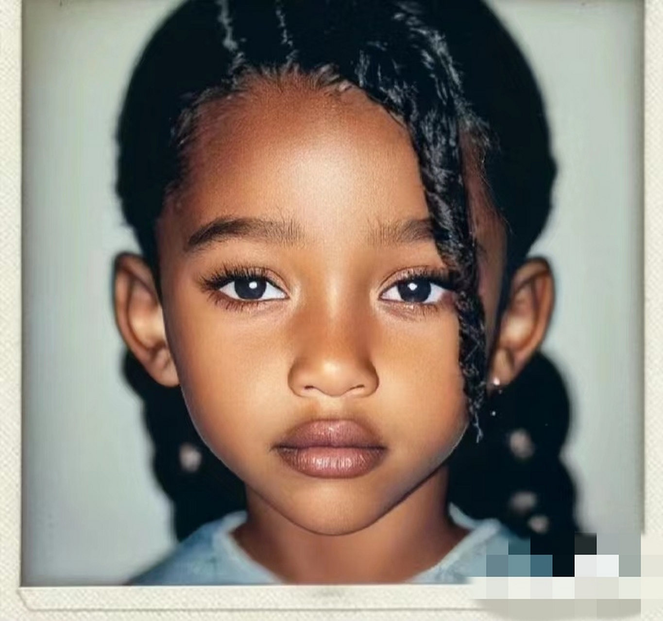 五官是目前所有星二代里最好看的.