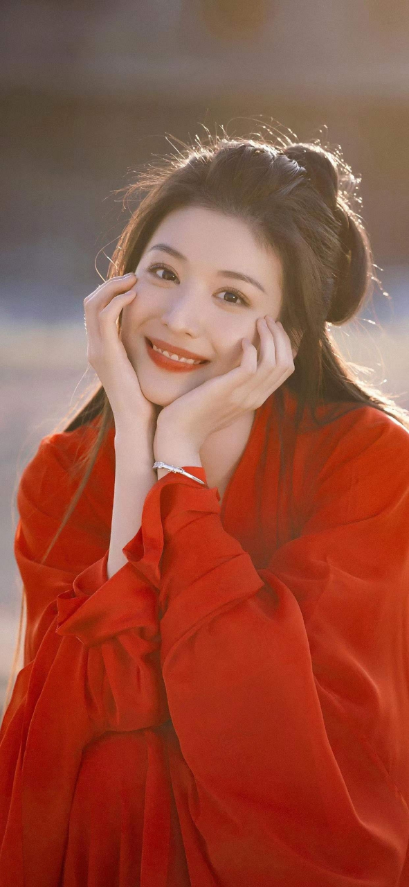 王楚然,古风 气质美女 红衣 古典美人 #王楚然##古风# #气质