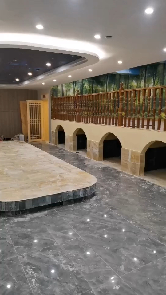 洗浴汗蒸房装修蒙古包远红外窑洞建造盐蒸房施工