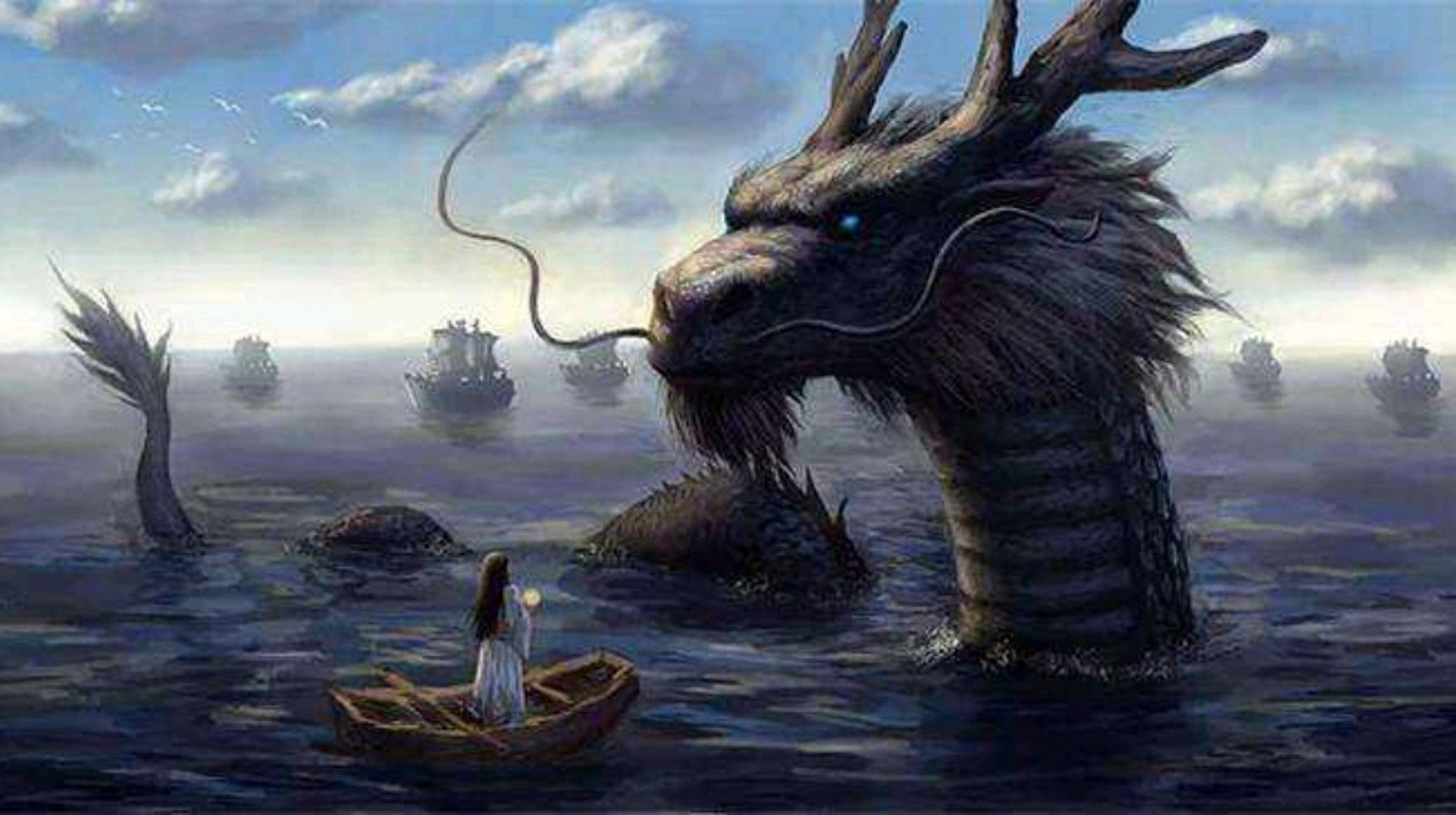 上古神话中记载了四位神龙,它们地位尊贵力量强大.