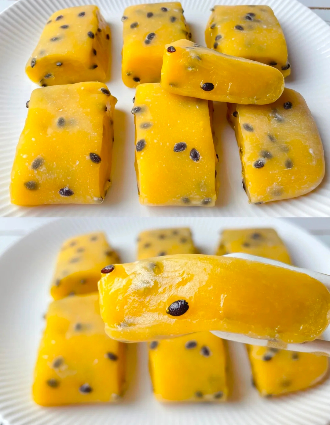 糯叽叽 酸甜好吃 搅一搅就能做百香果麻薯