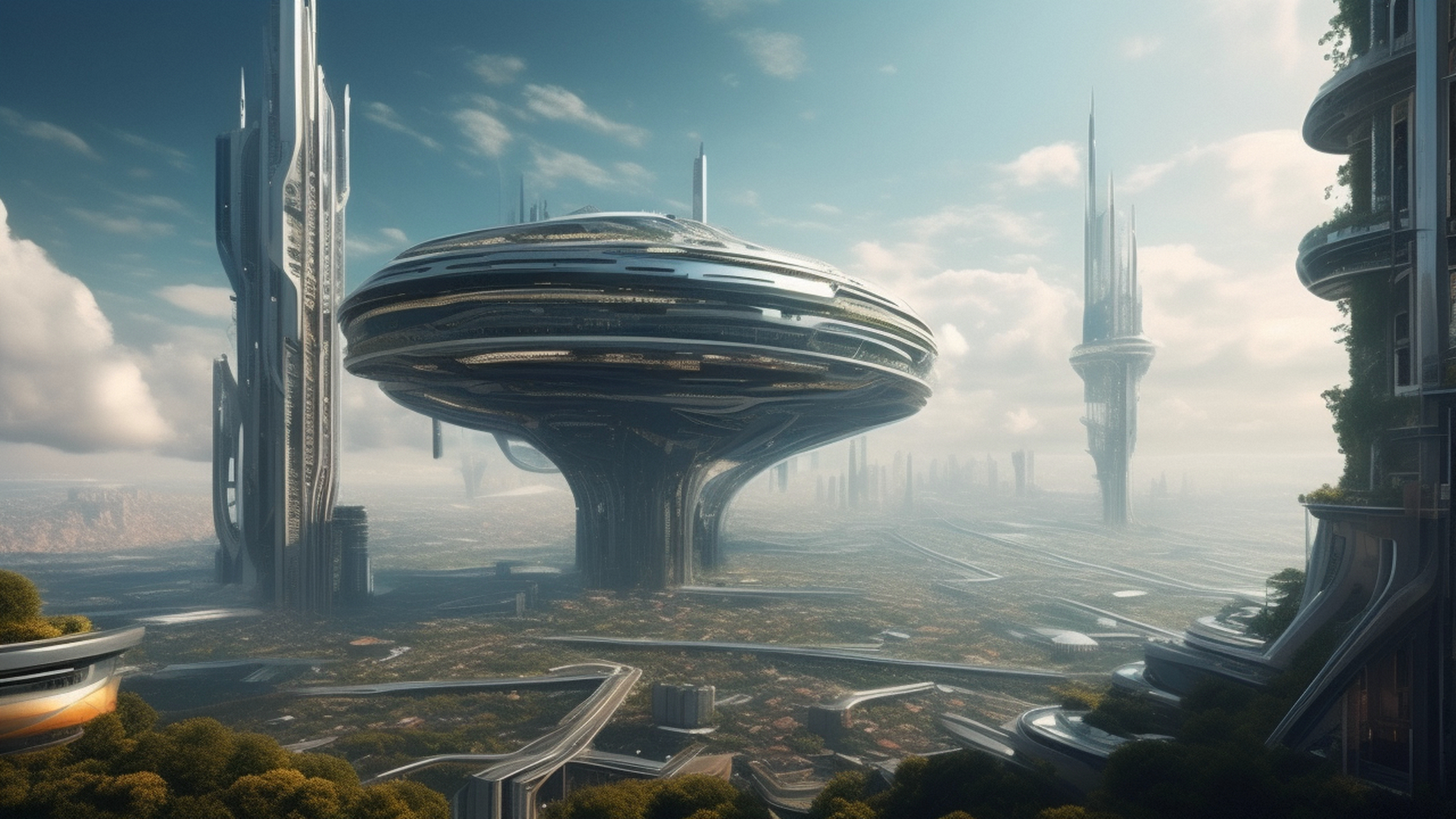 未来科幻建筑,无限想象空间.