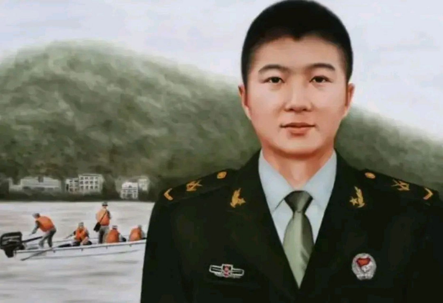 90后战士刘景泰在2016年的时候抗洪牺牲,牺牲2个月遗体才被寻回,部队