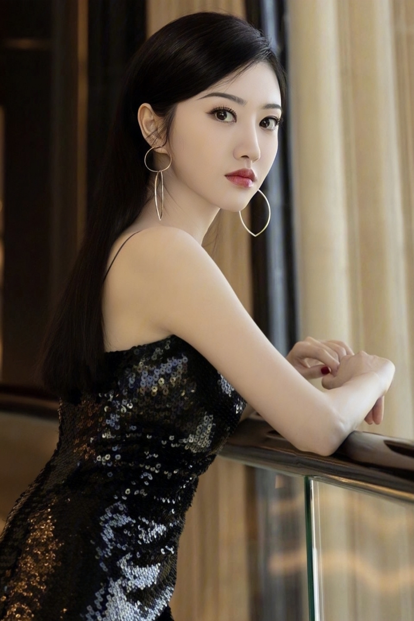 35岁西安美人景甜的人生很精彩, 路征是金主,张继科只是过客.