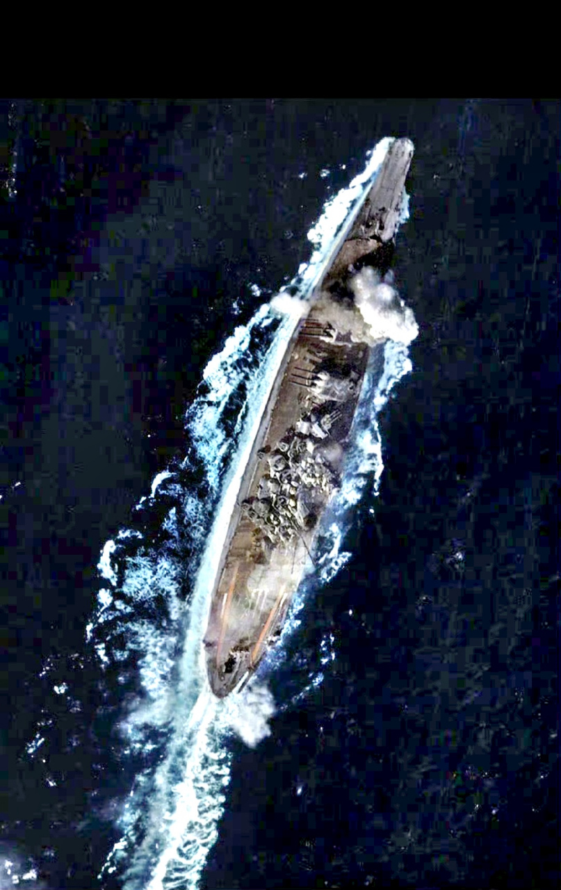 战舰欣赏:岛国海军 ijn 大和号和武藏号战列舰最后的时光,1944年10月