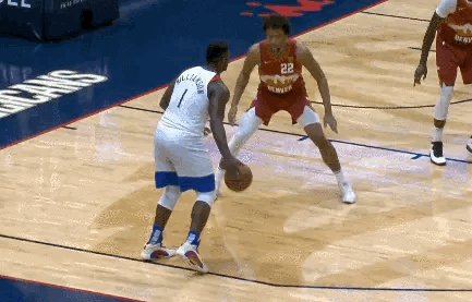 当今nba联盟能防住我胖虎锡安的人只有队友英格拉姆了.