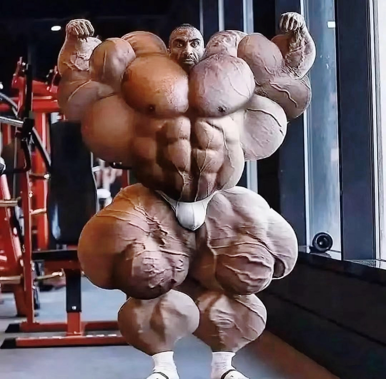 对于这样的健美先生,你有没有什么想说的?  #那一刻我震惊了