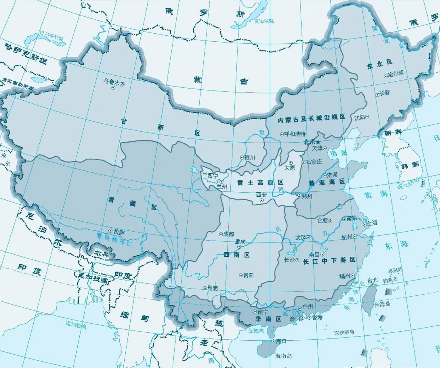 我在黄淮海区,你家在版图中的哪个区?