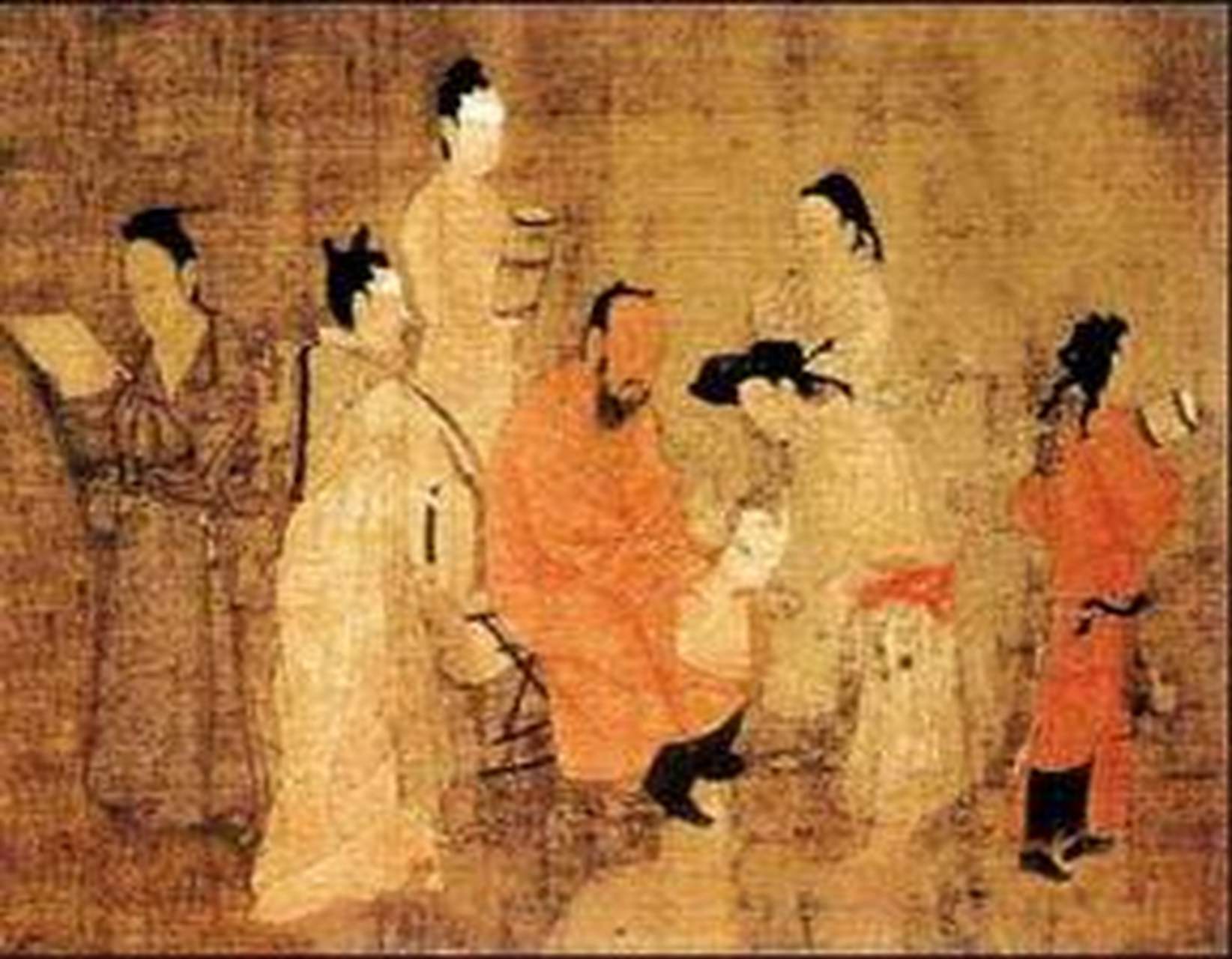 《宋太祖强幸小周后》是一幅有名的春宫画,记录了宋朝皇帝赵光义强行