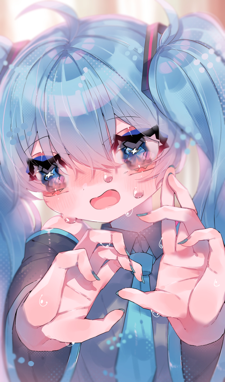 小初音好可爱 画师:桂花あき#二次元美图# #我爱二次元# #初音未来