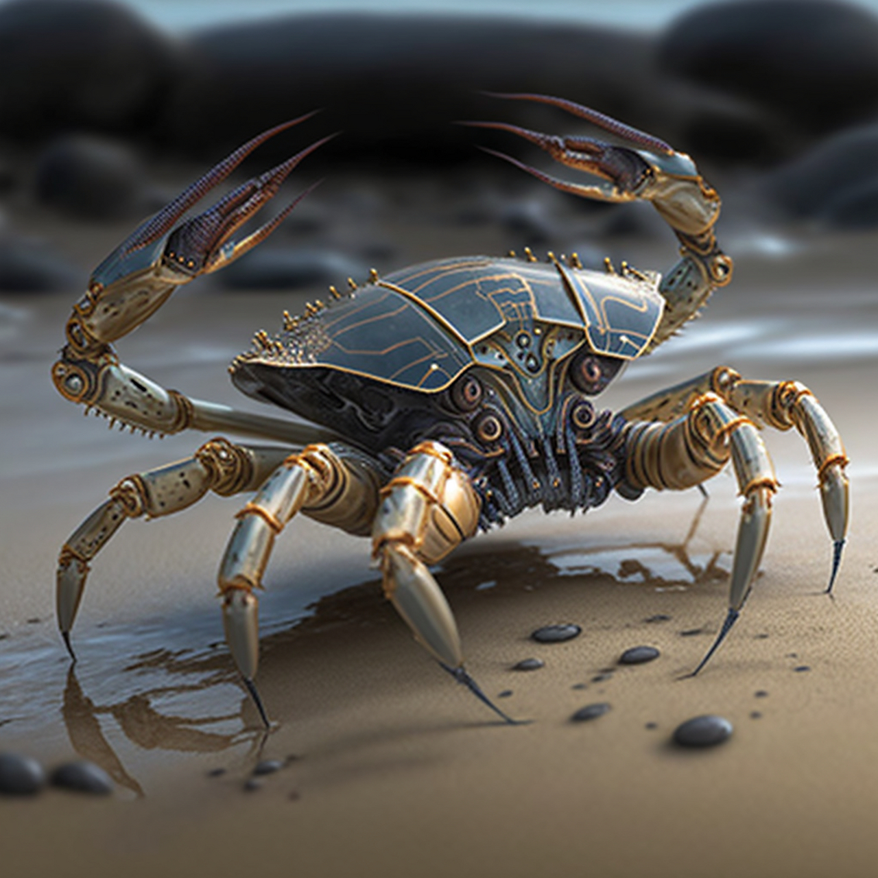 机甲螃蟹,酷炫来袭