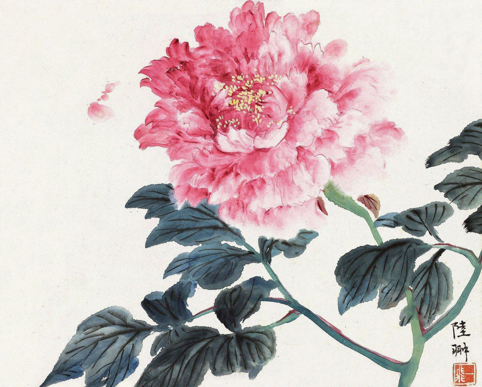 国画大师:陆抑非 676767 #插画