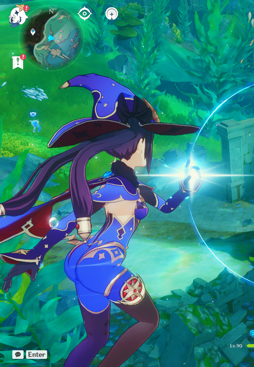 如果莫娜还是以前的皮肤,那么她在枫丹肯定更受欢迎!